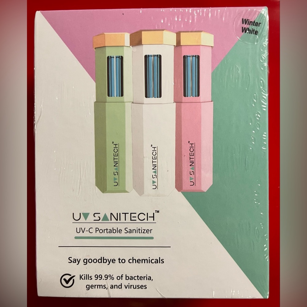 The UV Sanitech™ UV Sanitizing Wand, Perfect UV sanitizer to use on-the-go